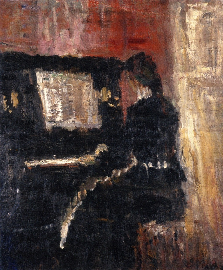 Girl at the piano, 1886